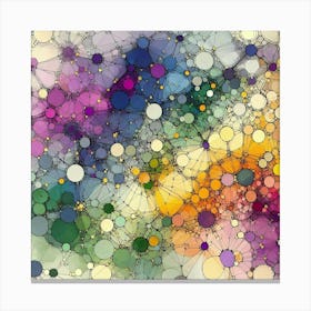 Time And Space Abstract Artwork 1 Canvas Print