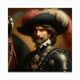 Portrait Of A King Canvas Print