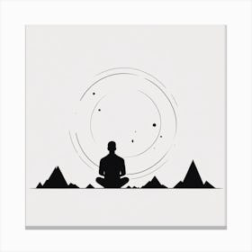 Meditation In The Mountains Canvas Print