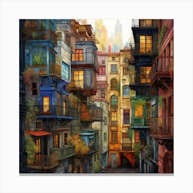 Cityscape 5 Canvas Print