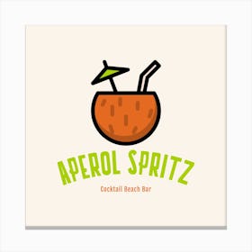 Aperol Spritz & Orange - Aperol, Spritz, Aperol spritz, Cocktail, Orange, Drink Canvas Print