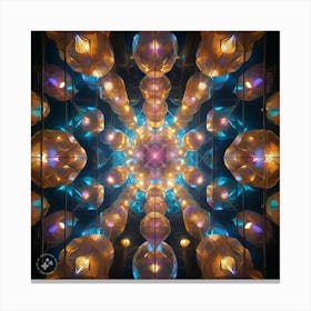 Psychedelic Spheres Canvas Print