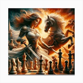 Chess Queen Canvas Print