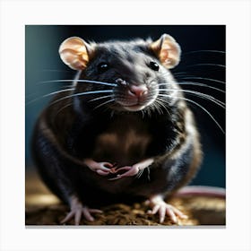 Cut Rat Canvas Print