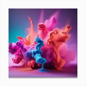 Color Explosion Canvas Print