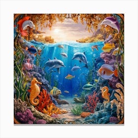 Under The Sea Canvas Print