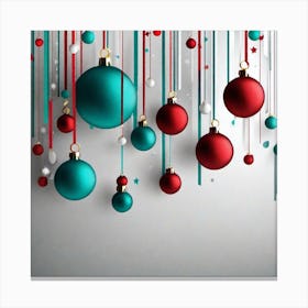 Christmas Ornaments 90 Canvas Print