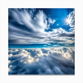 Above The Clouds 2 Canvas Print