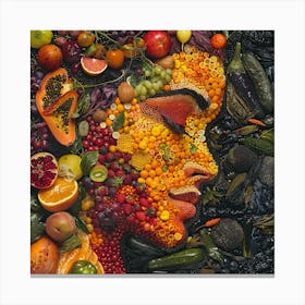 Fruit Face 1 Canvas Print