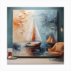 Sailboat 2 Canvas Print