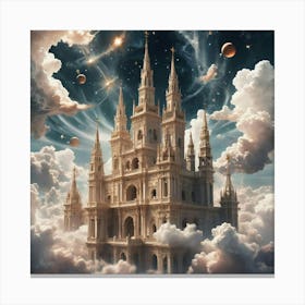 Castle In The Clouds 8 Canvas Print