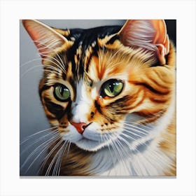 Cat Portrait 2 Canvas Print