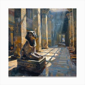 Egyptian Temple 5 Canvas Print