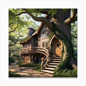 Fairy House 1 Canvas Print