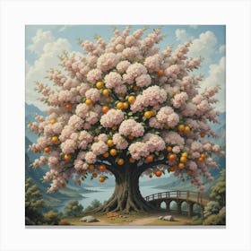 Cherry Blossom Tree Canvas Print