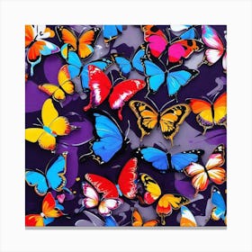 Butterfly Wall Art 1 Canvas Print