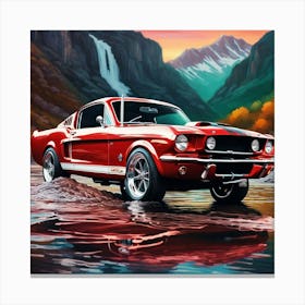 Ford Mustang 3 Canvas Print