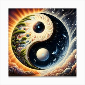 Yin Yang 3 Canvas Print