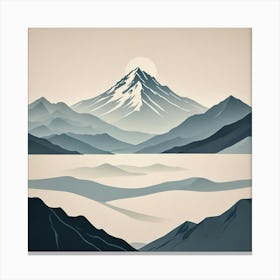 Mountain Landscape 32 Canvas Print