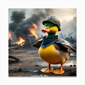 the war Canvas Print