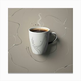 Coffee Cup 84 Canvas Print