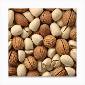 Close Up Of Nuts 7 Canvas Print