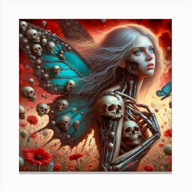 Fairy Of The Dead Canvas Print