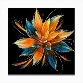 Abstract Flower 20 Canvas Print