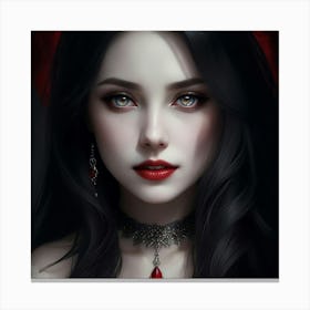 Siren of the night Canvas Print