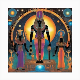 Divine Cosmic Family 444 Canvas Print