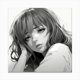 Anime Girl 32 Canvas Print