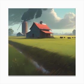 Farm Scene 6 Canvas Print