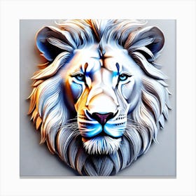 Lion Head 46 Canvas Print