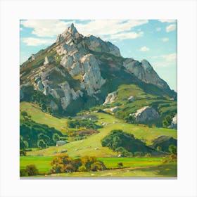 Mountain Landscape 6 Canvas Print