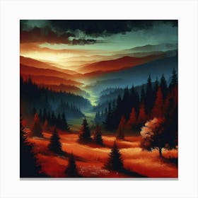 Landscape Painting 260 Canvas Print