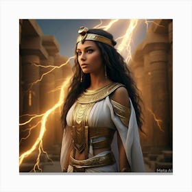 Egyptian Goddess 41 Canvas Print