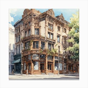 Nyc Building Canvas Print