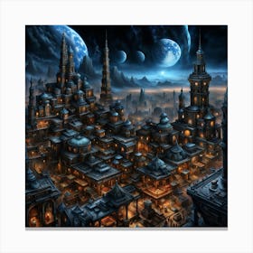 Fantasy City 31 Canvas Print