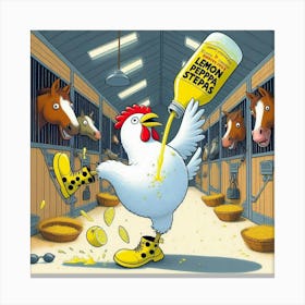 Chicken Feet Canvas Print