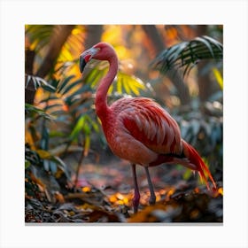 Flamingo 75 Canvas Print