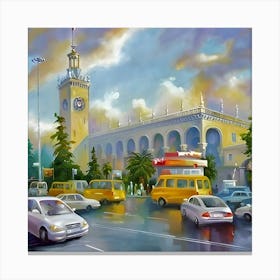 Turkish City Canvas Print