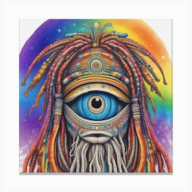 Eye Of The Psychedelic Canvas Print