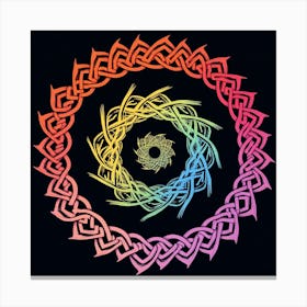 Asm Celtic Rainbow Spirals A864217e 4b36 4af5 A24c 9e18424bc393 Canvas Print