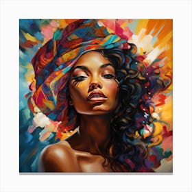 African Woman 77 Canvas Print