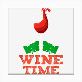 Wine Time Canvas Print