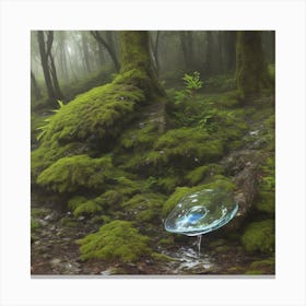 Mossy Forest Canvas Print