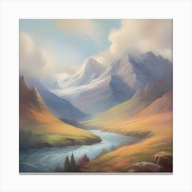 River Valley Canvas Print