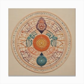 Shamanic Circle Canvas Print