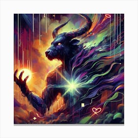 Demons And Angels Canvas Print