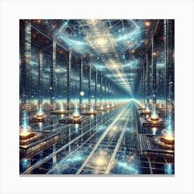 A Grand Depiction Of The Hall Of Reflections, A Va Canvas Print